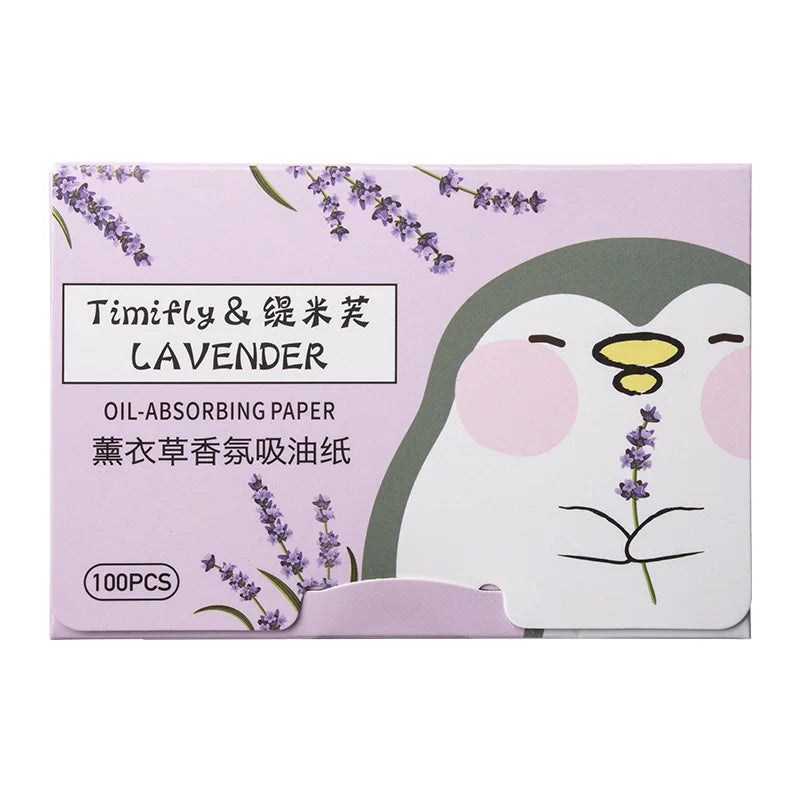 Facial Oil-absorbing Paper Facial Oil-absorbing Oil-controlling Oil-absorbing Tissue Paper 100 Pieces Portable Extraction Box