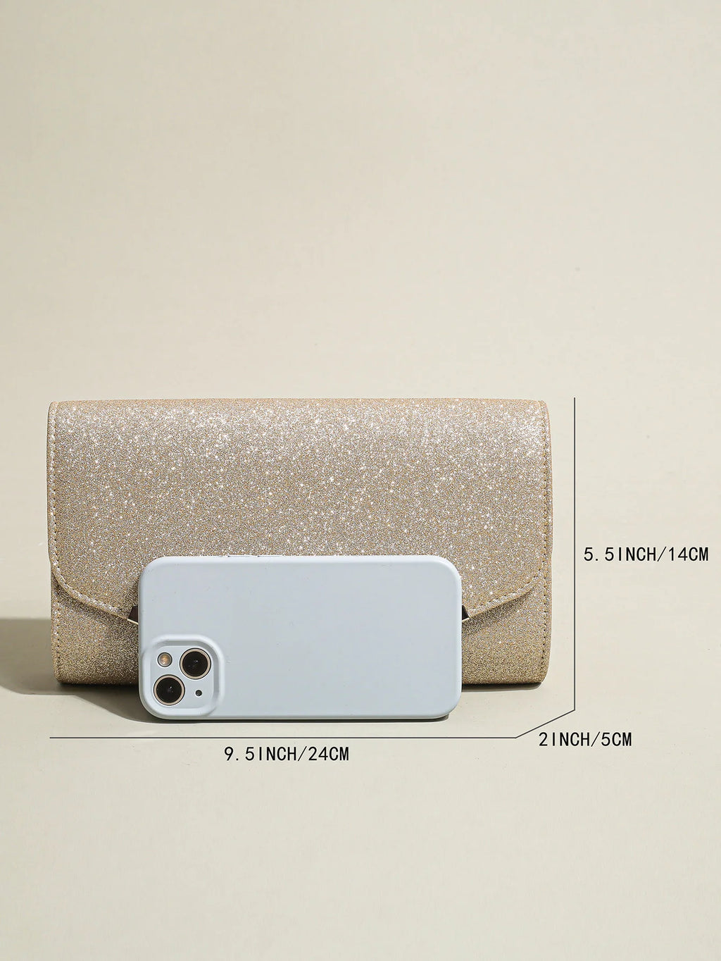 Clutch Purse Evening Bag for Women, Glitter Evening Envelope Handbag With Detachable Chain for Wedding and Party