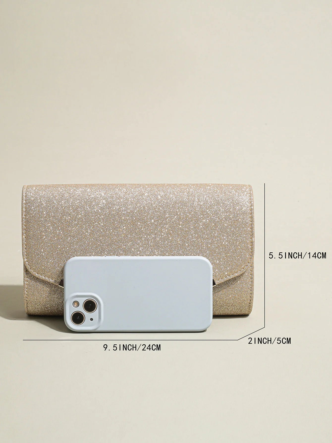 Clutch Purse Evening Bag for Women, Glitter Evening Envelope Handbag With Detachable Chain for Wedding and Party