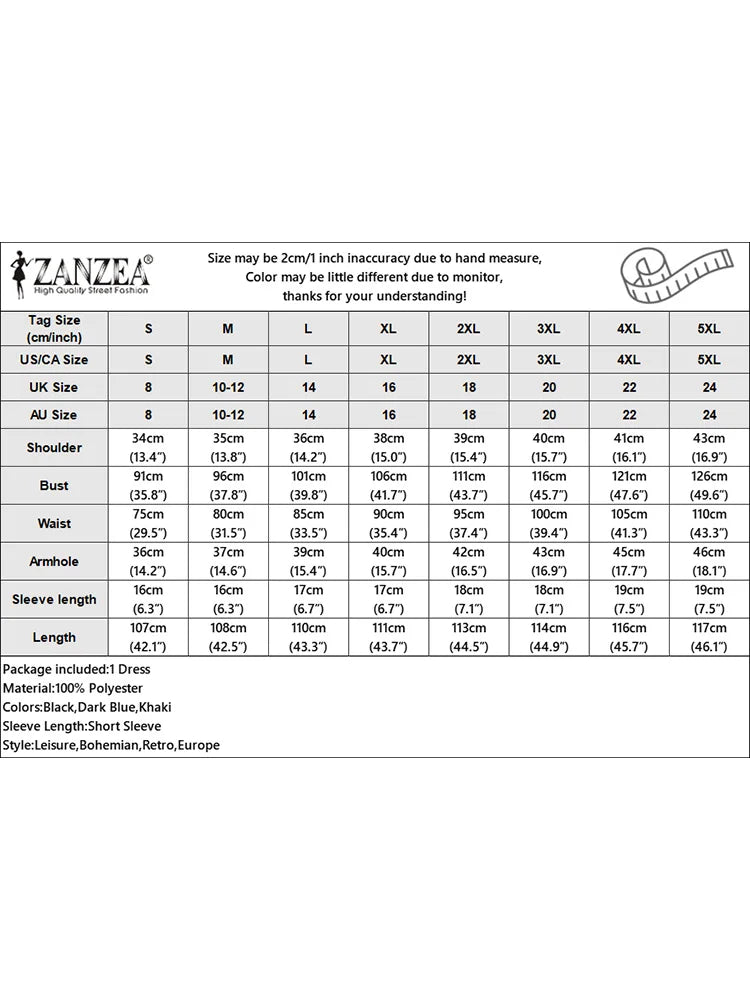 Stylish Summer Dress 2025 ZANZEA Women Elegant V-Neck Midi Dresses Office Work Sundress Short Sleeve Solid Buttons Vestidos Robe