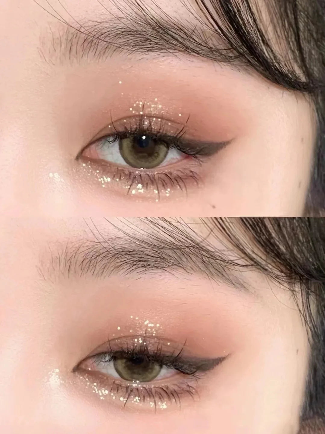9 Colors Glitter Eyeshadow Palette Chocolate Brown Shimmer Matte Acrylic Eye Shadows Palette Waterproof Korean Makeup Cosmetics