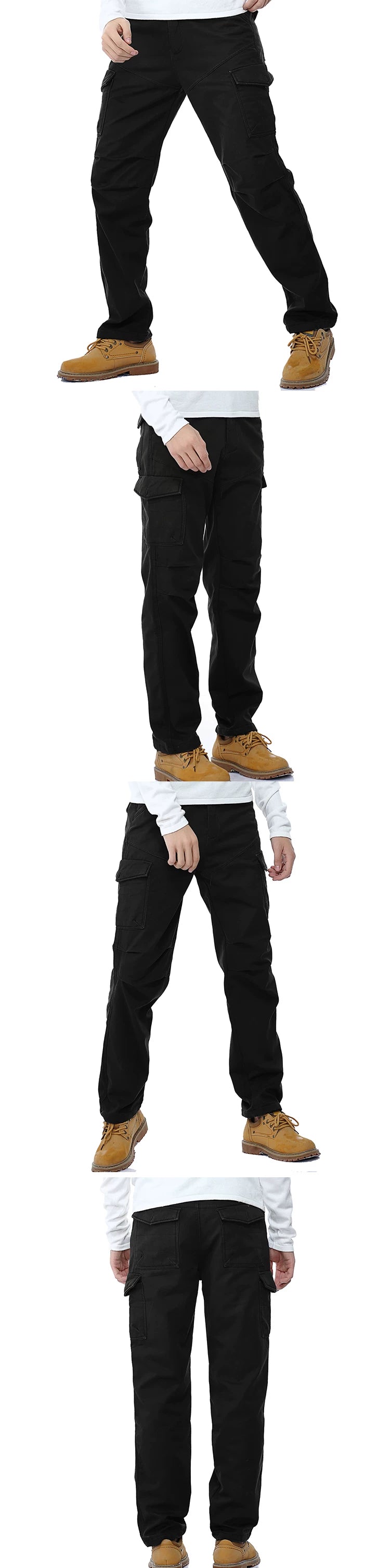 2017 Foreign Trade men's velvet padded fat camouflage overalls outdoor trousers k1005