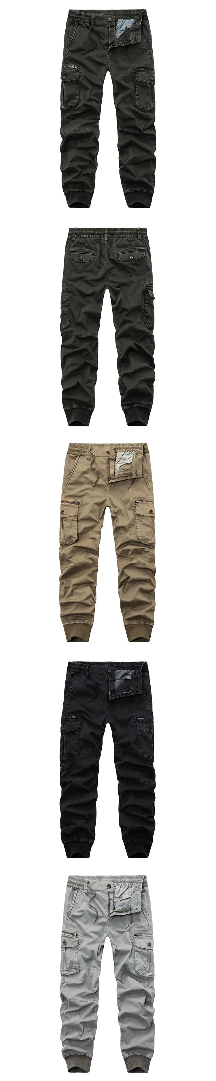 New Export Men's Pants Fashionable Cargo Pants 8017 Large Size