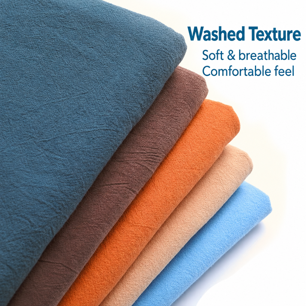 English stacked fabric image