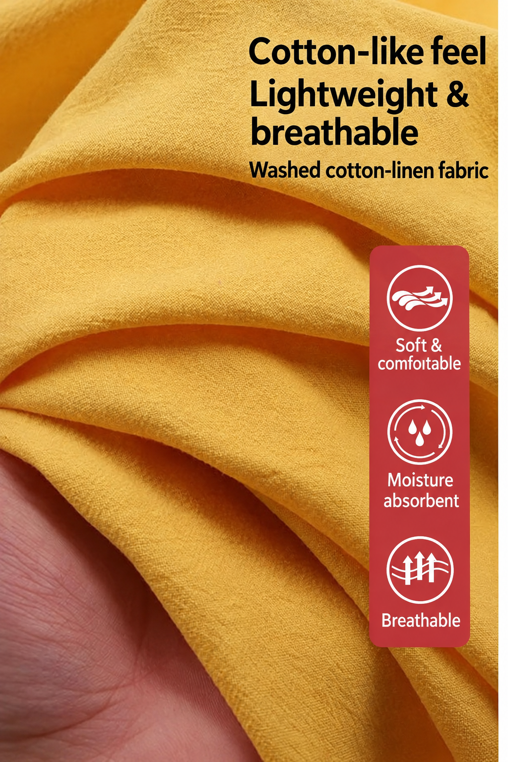 English yellow fabric image