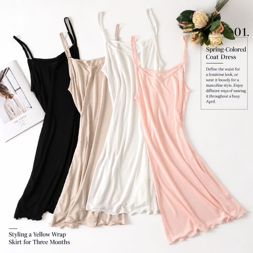 Slip dress image with English translation